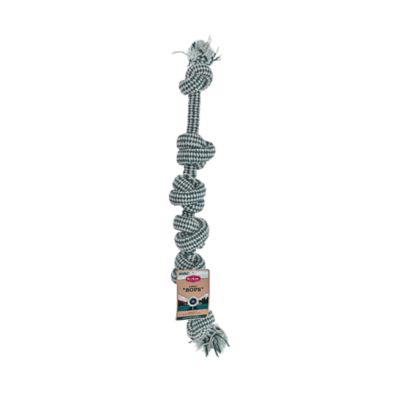 Image showing 7 th MuttNation Fueled by Miranda Lambert 6-Knot Woven Rope Dog Toy, Assorted Colors