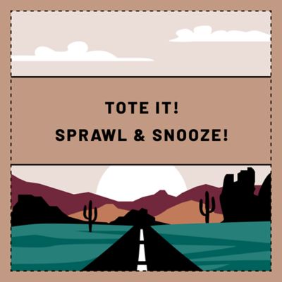 Image showing  2-in-1 Folding Travel Pet Tote and Mat