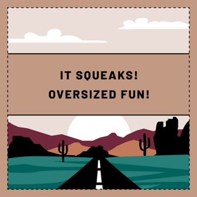 Image showing  Jumbo Cactus Plush Dog Toy, Assorted Colors