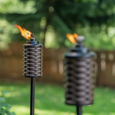 Image showing  64.75 in. Bali Brown Torches, Convertible, Easy Install, 2-Pack