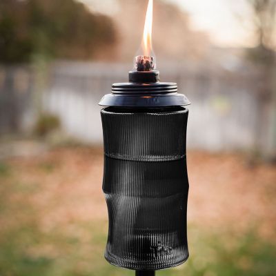 Image showing  68 in. Glass Carved Torches, Easy Install, 2-Pack