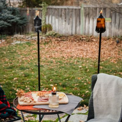 Image showing  68 in. Glass Carved Torches, Easy Install, 2-Pack