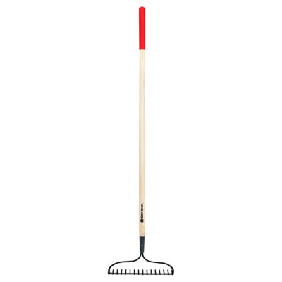 Image showing  16 in Bow Rake, 16-Tine, Hardwood Handle