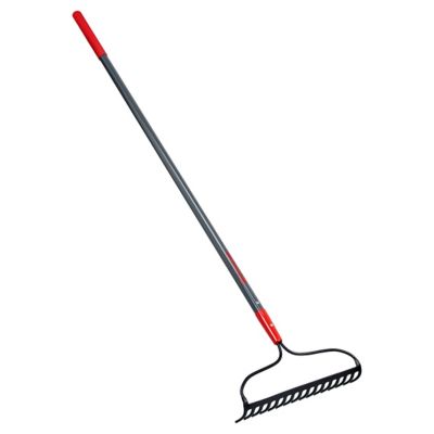 Corona 16 in. Bow Rake, 16-Tine, Fiberglass Handle
