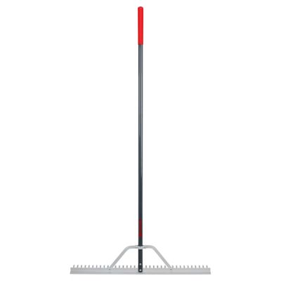 Image showing  36 in Full Aluminum Landscape Rake, 36-Tine, Poly Grip