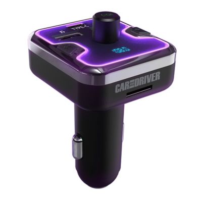 Image showing  FM Transmitter with USB and USB-C Power Delivery and Assistant Activation