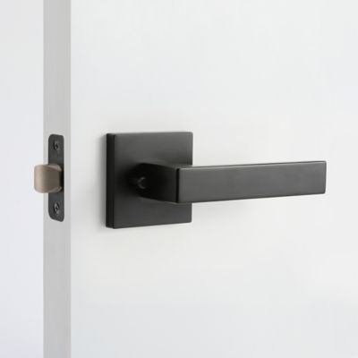 Image showing  Allen Combined Modern Heavy Duty Interior Door Handle, MB-1101PVMB-RH