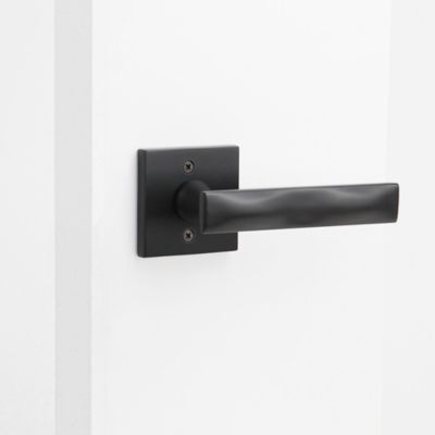 Image showing 1 th McBowery Essex Modern Heavy Duty Interior Door Handle, MB-1105DMMB