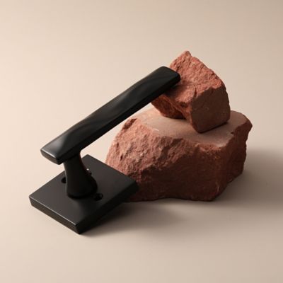 Image showing 5 th McBowery Essex Modern Heavy Duty Interior Door Handle, MB-1105DMMB