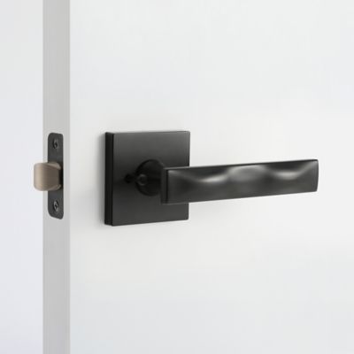 Image showing  Essex Combined Modern Heavy Duty Interior Door Handle, Right-Handed, Matte Black, MB-1105PVMB-RH
