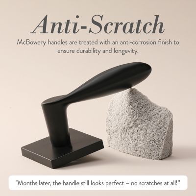 Image showing  Lafayette Modern Heavy Duty Interior Door Handle, Matte Black, MB-1106DMMB