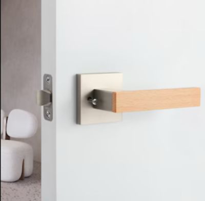 Image showing  Summit Combined Modern Heavy Duty Interior Door Handle, MB-1109PVSN-LH