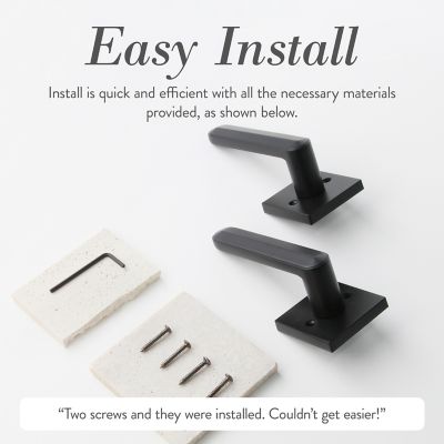 Image showing  Beaux Modern Heavy Duty Interior Door Handle, MB-1111DMMB