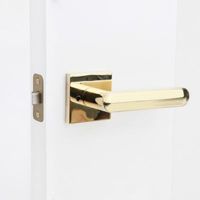Image showing  Beaux Combined Modern Heavy Duty Interior Door Handle, MB-1111PVGD-RH