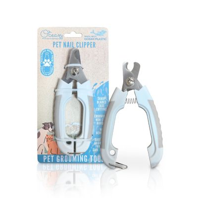 Ocean Plastic by PT Eco-Friendly Pet Nail Clipper, Sustainable Grooming Tool for Dogs and Cats, OPLDNCL06-BEI