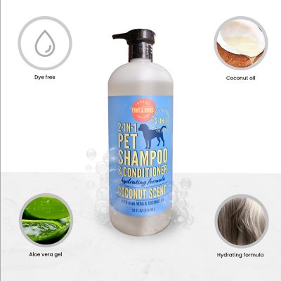Image showing  2-in-1 Pet Scented Pet Shampoo & Conditioner, Moisturizing & Nourishing Dog & Cat Wash, 950BT-COC