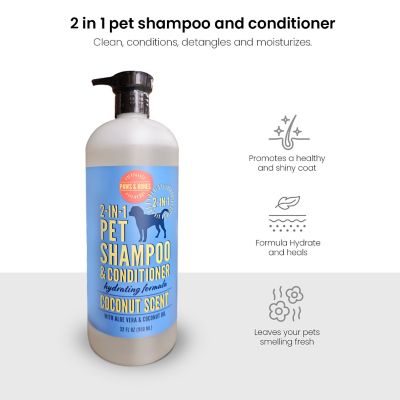 Image showing  2-in-1 Pet Scented Pet Shampoo & Conditioner, Moisturizing & Nourishing Dog & Cat Wash, 950BT-COC
