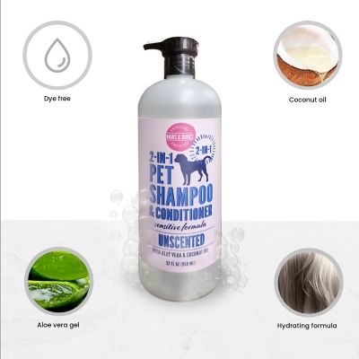 Image showing  2-in-1 Pet Scented Pet Shampoo & Conditioner, Moisturizing & Nourishing Dog & Cat Wash, 950BT-USC