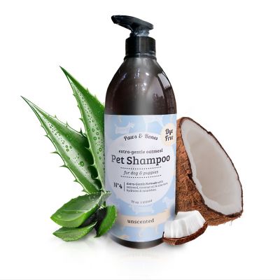 Paws & Bones Anti-Itch Oatmeal Pet Shampoo for Dogs & Puppies Dye-Free, Soothing & Moisturizing Formula, 950CDG-USC