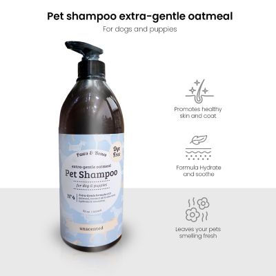 Image showing  Anti-Itch Oatmeal Pet Shampoo for Dogs & Puppies Dye-Free, Soothing & Moisturizing Formula, 950CDG-USC