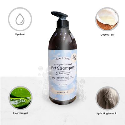 Image showing  Anti-Itch Oatmeal Pet Shampoo for Dogs & Puppies Dye-Free, Soothing & Moisturizing Formula, 950CDG-USC