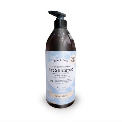 Image showing 6 th Paws & Bones Anti-Itch Oatmeal Pet Shampoo for Dogs & Puppies Dye-Free, Soothing & Moisturizing Formula, 950CDG-USC