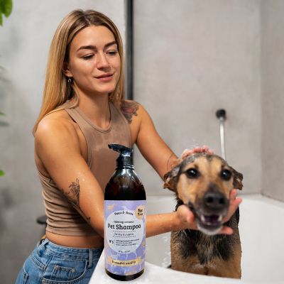 Image showing 5 th Paws & Bones Anti-Itch Oatmeal Pet Shampoo for Dogs & Puppies Dye-Free, Soothing & Moisturizing Formula, 950CDG-LVN