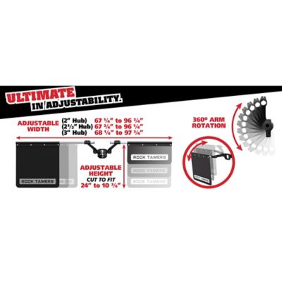 Image showing  3 in. Hub Mudflap System