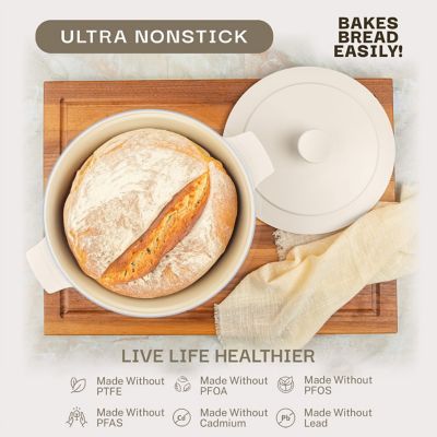 Image showing  Pastel Collection 5 qt. Dutch Oven, Cream