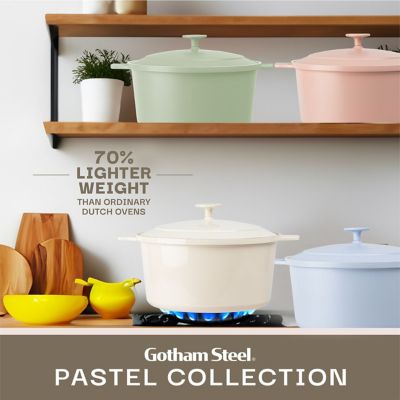 Image showing  Pastel Collection 5 qt. Dutch Oven, Cream