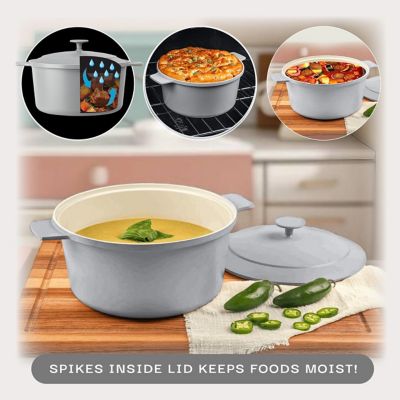 Image showing  Pastel Collection 5 qt. Dutch Oven, Gray