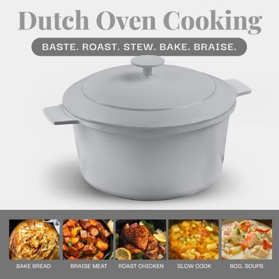 Image showing  Pastel Collection 5 qt. Dutch Oven, Gray