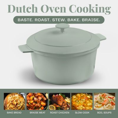 Image showing  Pastel Collection 5 qt. Dutch Oven, Green