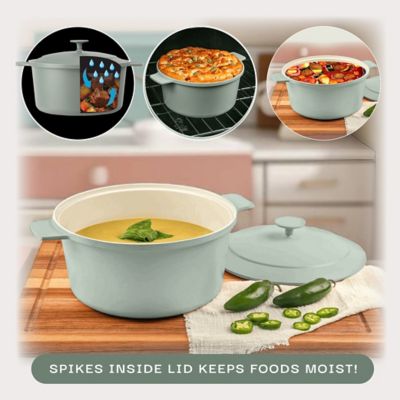 Image showing  Pastel Collection 5 qt. Dutch Oven, Green