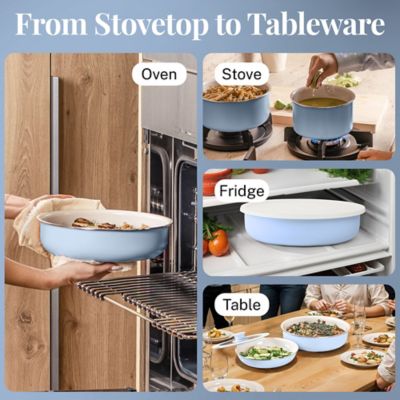 Image showing 5 th Gotham Steel Detachable Handle Cookware Set, 18 pc.