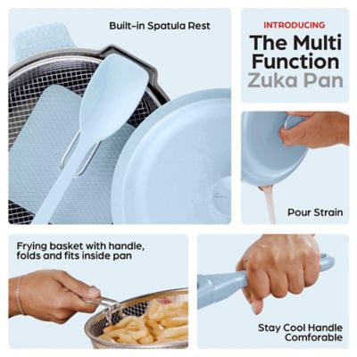 Image showing  ZUKA PAN 10 in. 10 in 1 Ceramic Everyday Pan