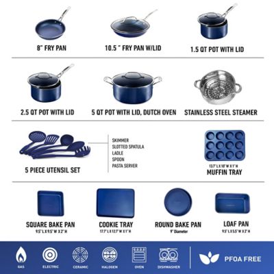Image showing  Nonstick Cookware Set, 20 pc.