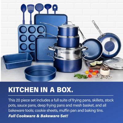 Image showing  Nonstick Cookware Set, 20 pc.