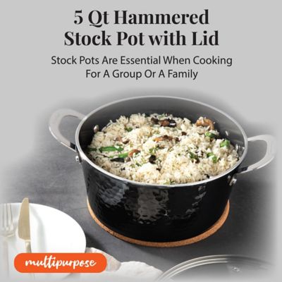 Image showing  5 qt. Pasta Pot with Built-In Strainer and Twist N' Lock Handles