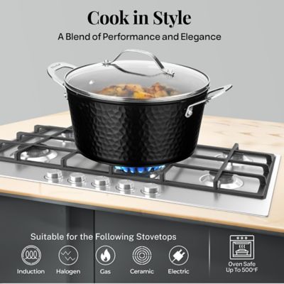Image showing  5 qt. Pasta Pot with Built-In Strainer and Twist N' Lock Handles