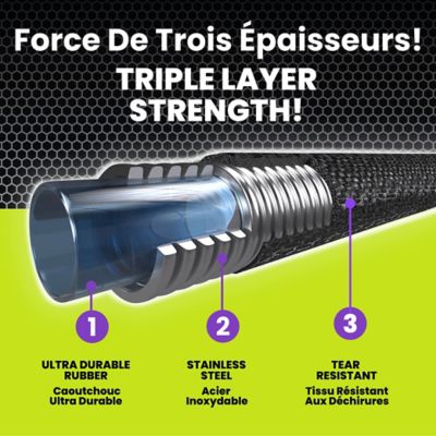 Image showing  Pro Garden Hose with Brass Nozzle