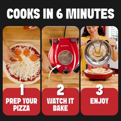 Image showing  Piezano Electric Indoor Pizza Oven with 12 in. Ceramic Stone