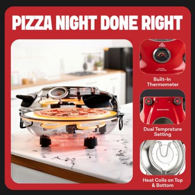 Image showing  Piezano Electric Indoor Pizza Oven with 12 in. Ceramic Stone
