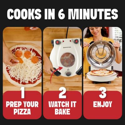 Image showing  Piezano Electric Indoor Pizza Oven with 12 in. Ceramic Stone