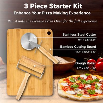 Image showing  Piezano 3 pc. Pizza Starter Accessory Kit