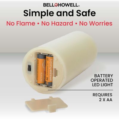 Image showing  Candle Brights LED Color Changing Candles, 6-Pack