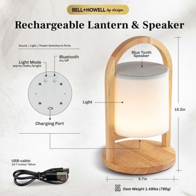Image showing  Echo Glow Portable Speaker Lantern Light