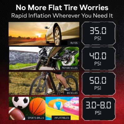 Image showing  Bionic Rechargeable Tire Inflator and Work Light