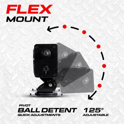 Image showing  20 in. Wireless Trailer Tow Light Bar - Rechargeable, Adjustable Pivot Base, Magnetic Suction Mount - 7 Pin Blade