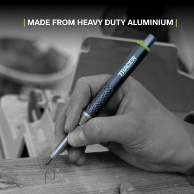 Image showing  Pro Series Aluminium Deep Hole Construction Pencil with 2.8MM Replacement Leads and Site Holsters